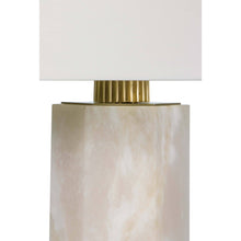 Load image into Gallery viewer, Gear Alabaster Table Lamp by Regina Andrew
