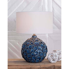 Load image into Gallery viewer, Lucia Ceramic Table Lamp (Blue) by Regina Andrew
