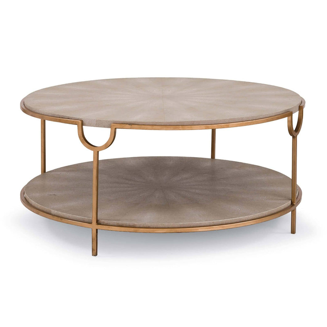 Vogue Shagreen Cocktail Table by Regina Andrew