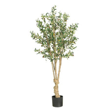 Load image into Gallery viewer, Olive Silk Faux Tree, 60-In
