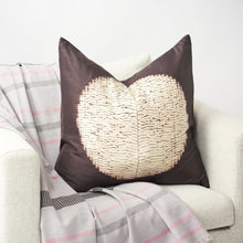 Load image into Gallery viewer, Shunya Black Silk Shibori Pillow
