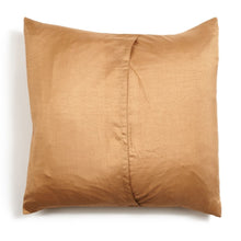 Load image into Gallery viewer, Shunya Gold Silk Shibori Pillow
