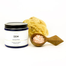 Load image into Gallery viewer, Zen Eucalyptus Essential Oil Bath Soaking Salts
