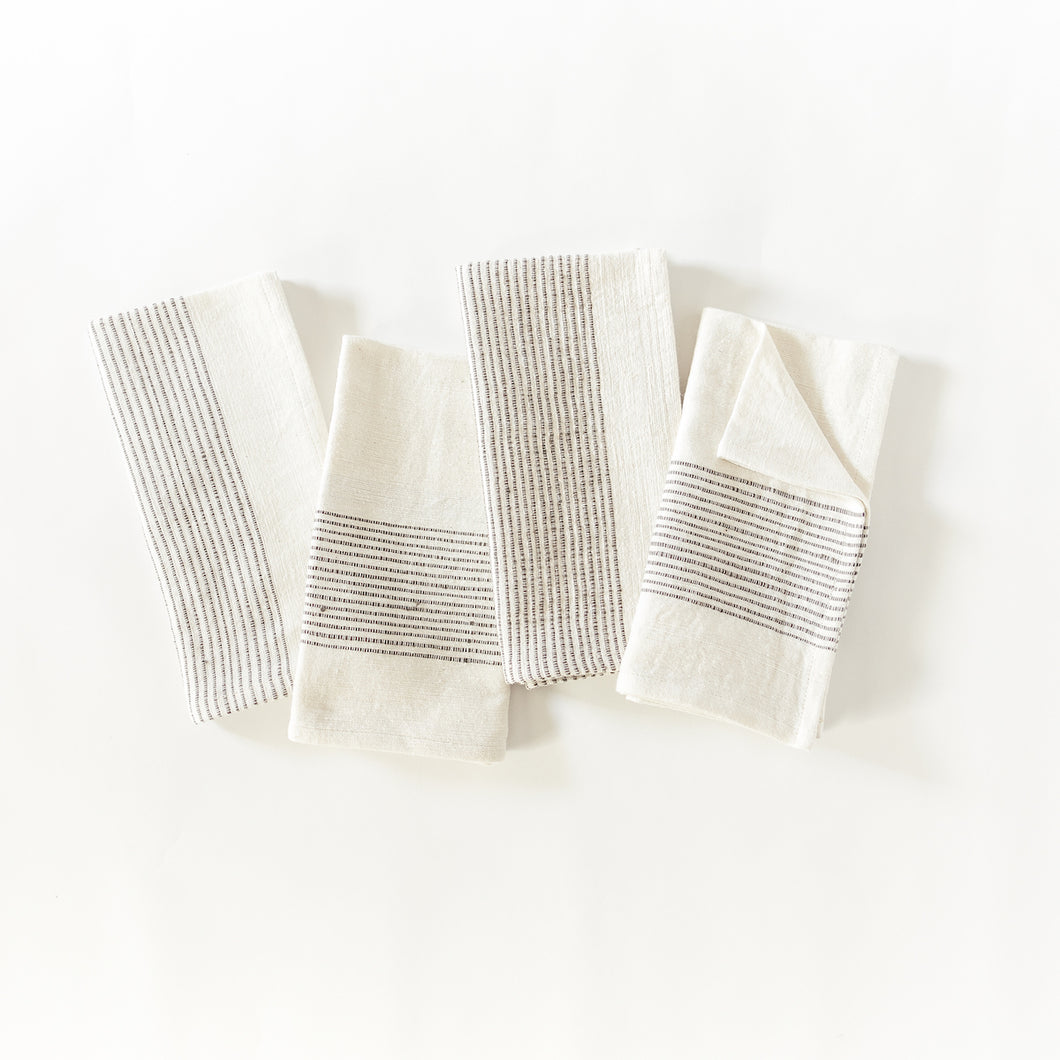 Riviera Ribbed Cotton Napkin Sets