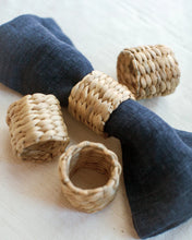 Load image into Gallery viewer, Natural Woven Napkin Rings, Set of 4
