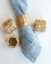 Load image into Gallery viewer, Natural Woven Napkin Rings, Set of 4
