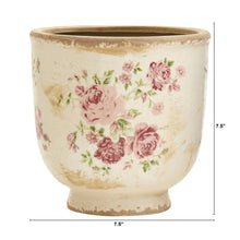 Load image into Gallery viewer, Floral Print Ceramic Planter
