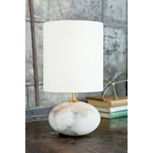 Load image into Gallery viewer, Alabaster Mini Orb Lamp by Regina Andrew

