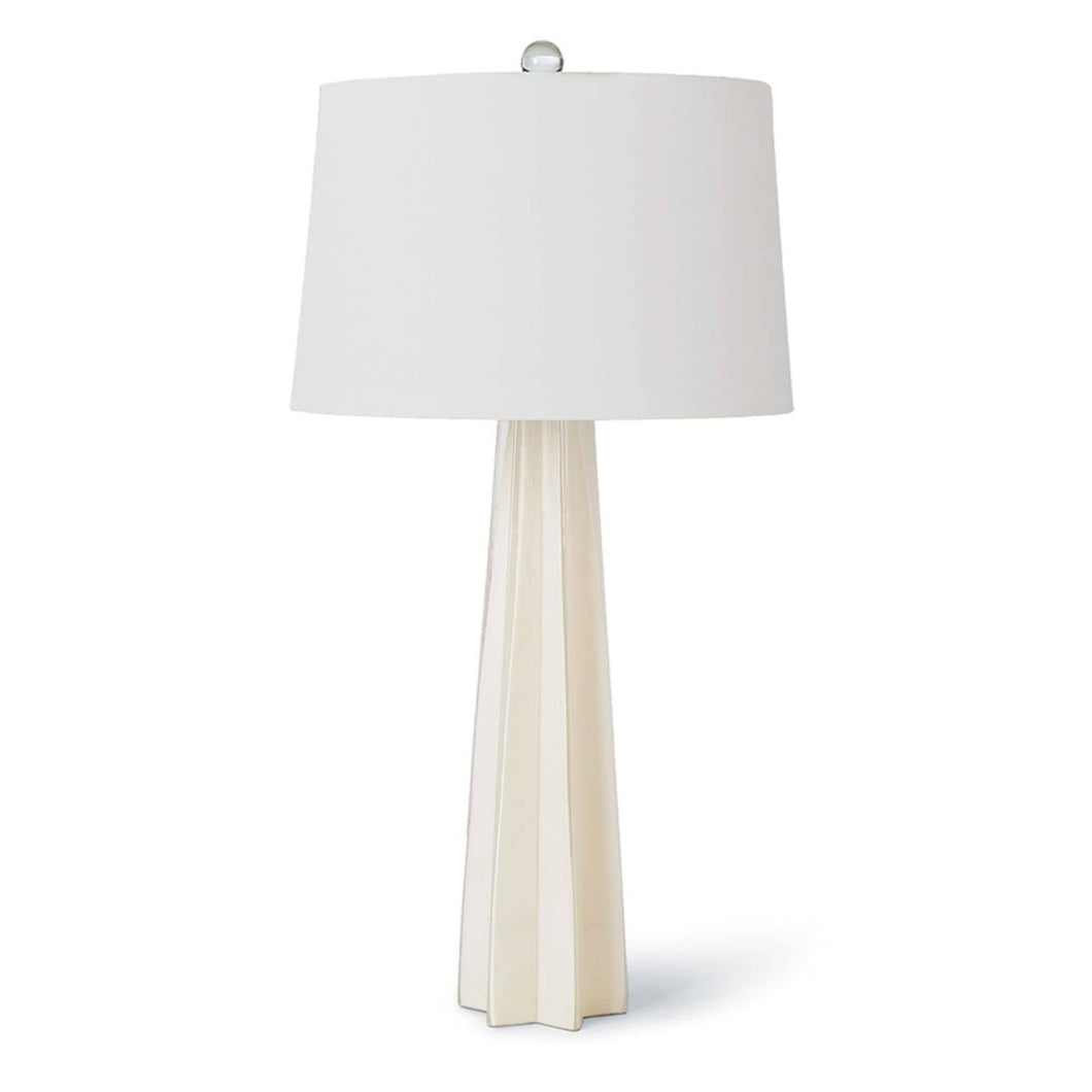 Glass Star Table Lamp (White) by Regina Andrew