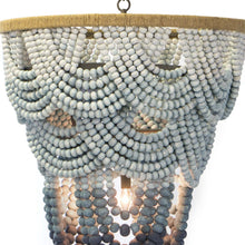 Load image into Gallery viewer, Ombre Wood Bead Chandelier by Coastal Living
