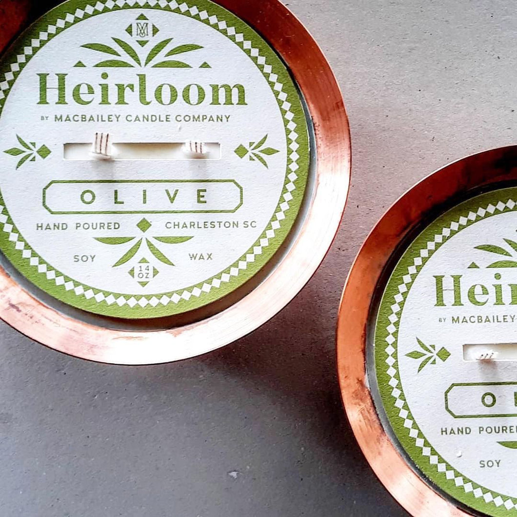 Heirloom Copper Kettle- Olive