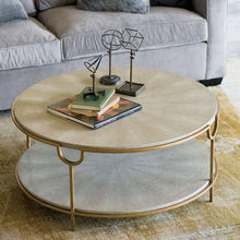 Load image into Gallery viewer, Vogue Shagreen Cocktail Table by Regina Andrew
