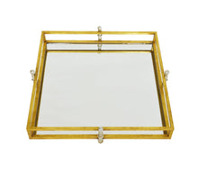 Load image into Gallery viewer, Dioni Gilded Mirror Tray
