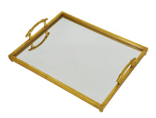 Load image into Gallery viewer, Althaia Gilded Mirror Tray
