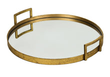 Load image into Gallery viewer, Avgi Gilded Mirror Tray
