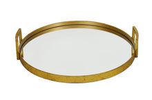 Load image into Gallery viewer, Avgi Gilded Mirror Tray
