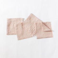 Load image into Gallery viewer, Stone Washed Linen Cocktail Napkins, Set of 4, 12x12 in.
