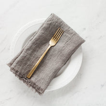 Load image into Gallery viewer, Stone Washed Linen Dinner Napkins, Set of 4, 20 x 20 in.
