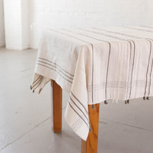 Load image into Gallery viewer, Ribbons Cotton Tablecloth, 96 x 54 in.
