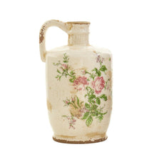 Load image into Gallery viewer, Floral Ceramic Pitcher Planter

