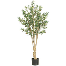 Load image into Gallery viewer, Olive Silk Faux Tree, 60-In
