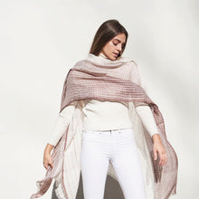 Load image into Gallery viewer, Auro White Linen Scarf
