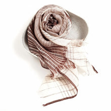 Load image into Gallery viewer, Auro White Linen Scarf
