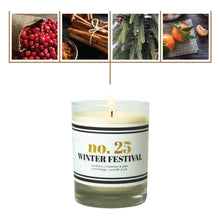 Load image into Gallery viewer, No. 25 Winter Festival Scented Soy Candle
