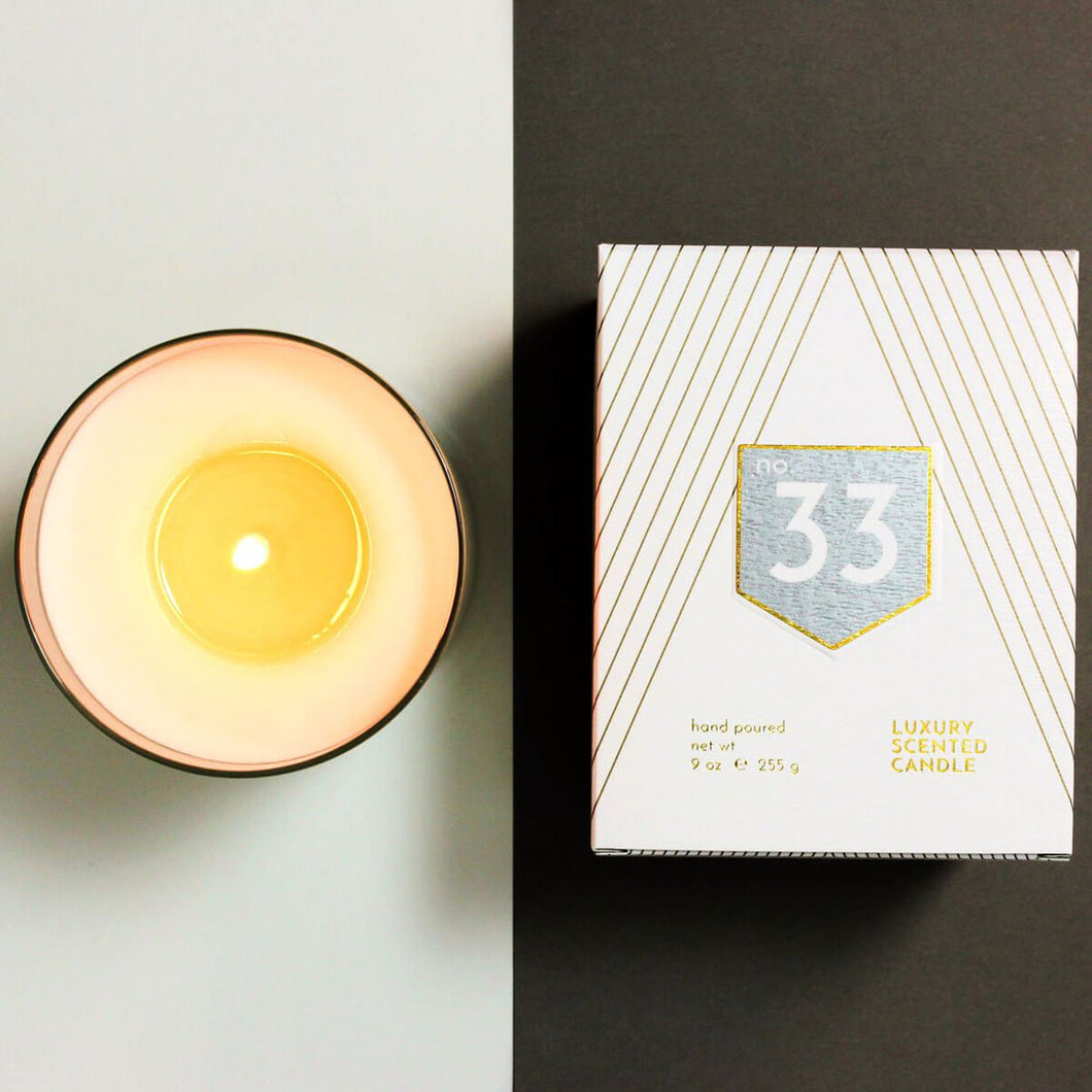No. 33 Vetiver Cedar Scented Soy Candle