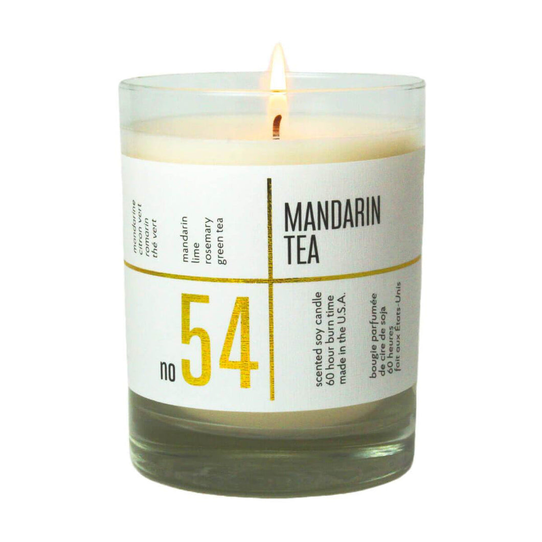 No. 54 Mandarin Tea Scented Soy Candle