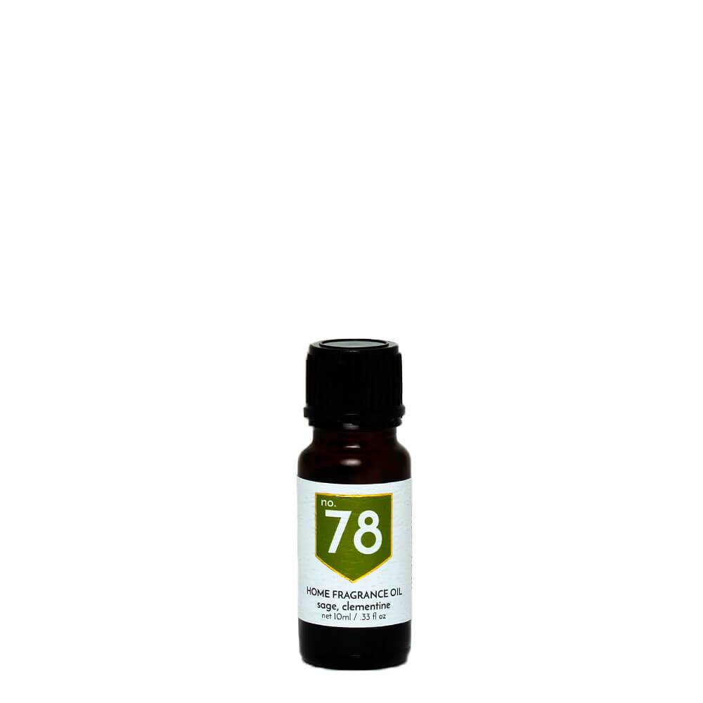 No. 78 Sage Clementine Home Fragrance Diffuser Oil