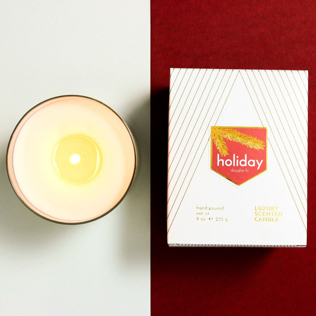 Holiday Douglas Fir Scented Soy Candle