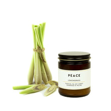 Load image into Gallery viewer, Peace Lemongrass Essential Oil Aromatherapy Candle
