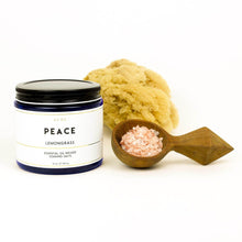 Load image into Gallery viewer, Peace Lemongrass Essential Oil Bath Soaking Salts
