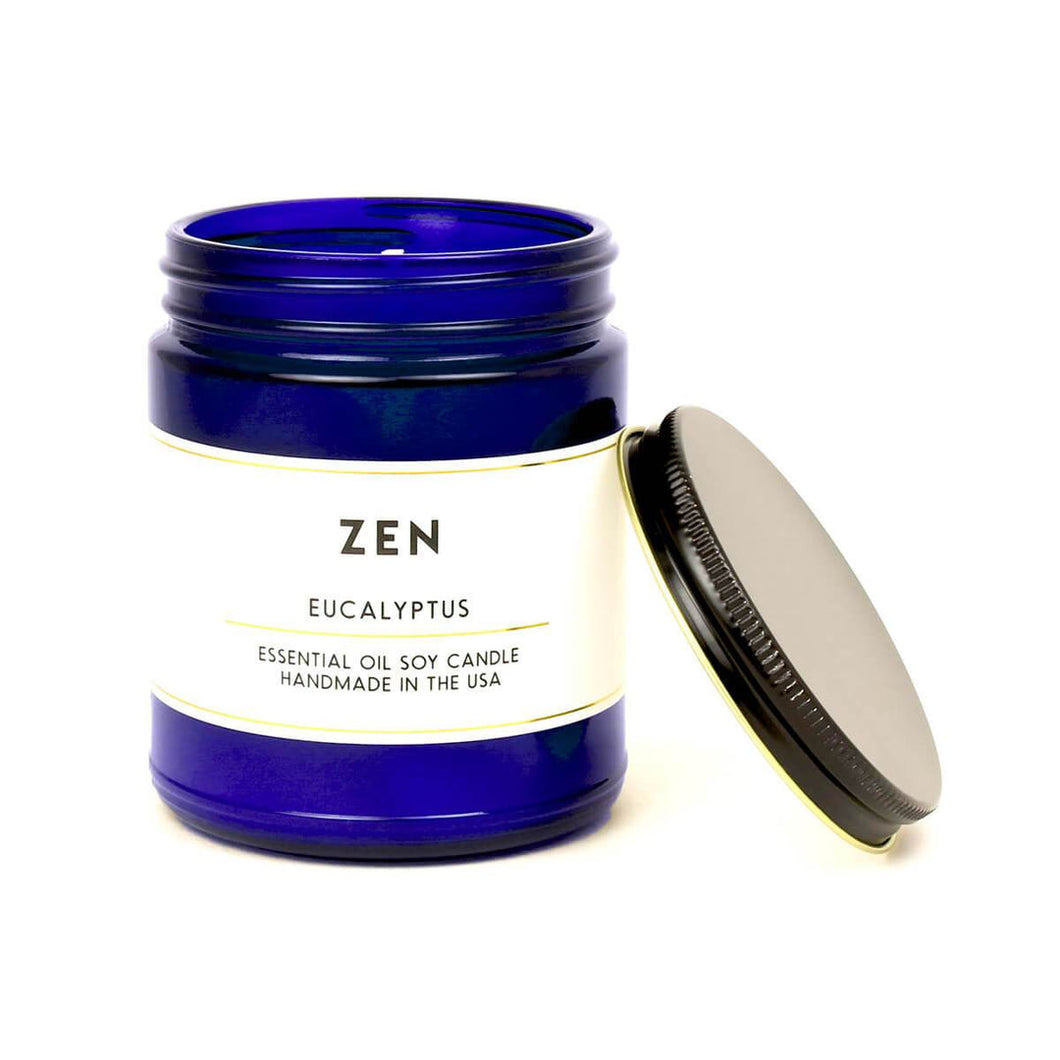 Zen Eucalyptus Essential Oil Aromatherapy Candle