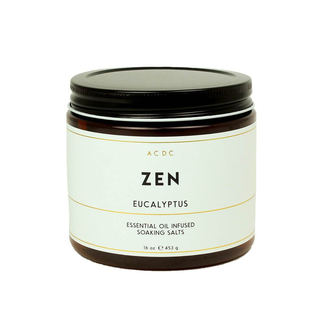 Zen Eucalyptus Essential Oil Bath Soaking Salts